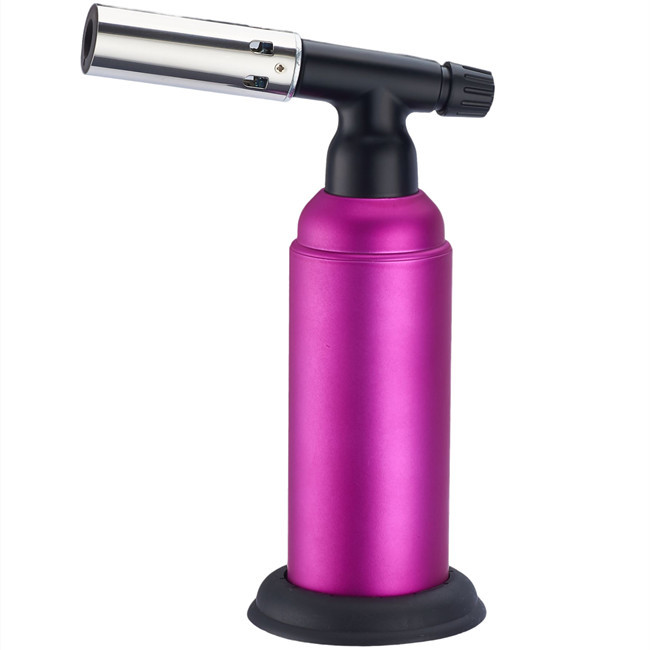 최신 회사 사례 부탄 토치 주방 재충전 용 이중 화재 조절 식 주방 토치 Flambing Desserts Creme Brulee BBQ